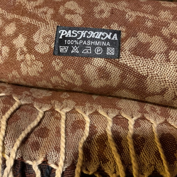 Pashmina three colors 100% pashmina - Picture 3 of 11